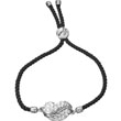 Bracelet " Pave Heart Black Cord " de chez Guess