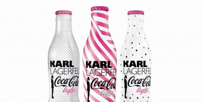 Karl Lagerfeld relooke Coca Cola Light