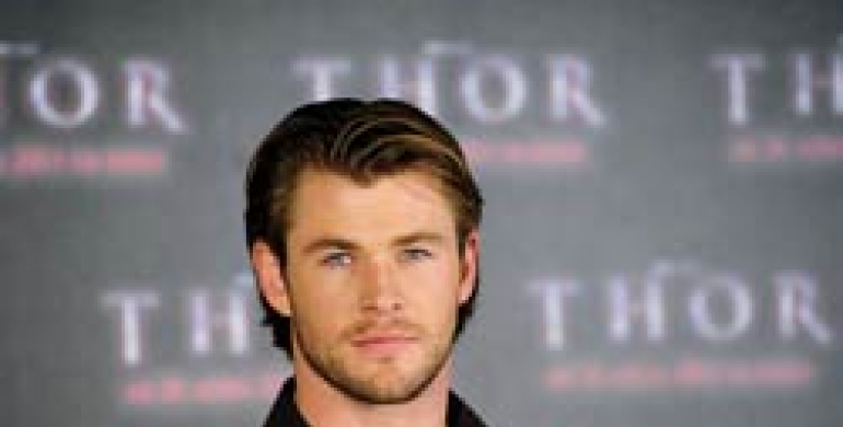 Chris Hemsworth , présentation du film Thor à Munich, Allemagne