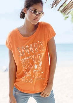 T-shirt I Love Summer manches courtes