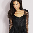 Robe manches longues en dentelle fine, Asos