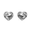 Les boucles " Concave Heart Stud Earing " de chez Guess