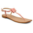 Les nu-pieds Lenora Mellow Yellow rose corail  de chez Sarenza