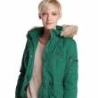 Parka en coton ouatiné vert - Esprit