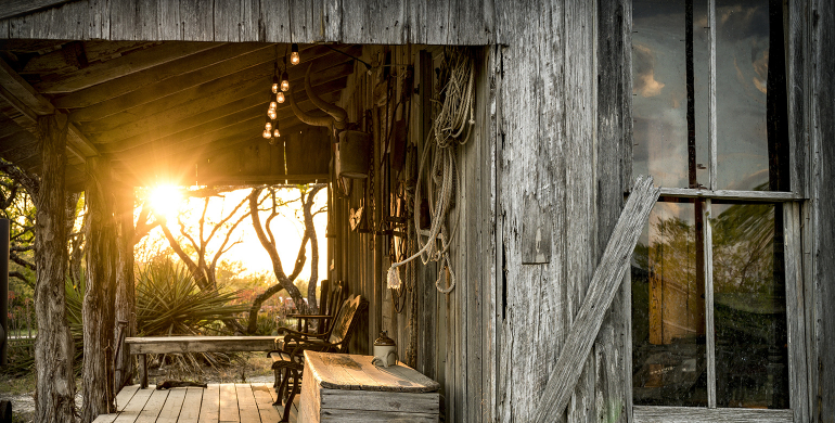 cabane en bois