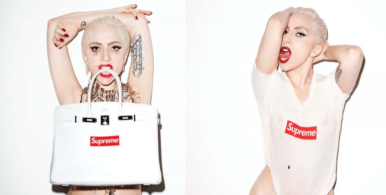 Lady Gaga égerie Supreme Skateboards