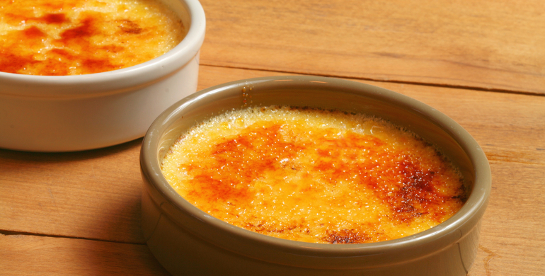 Crème brûlée au sucre de canne