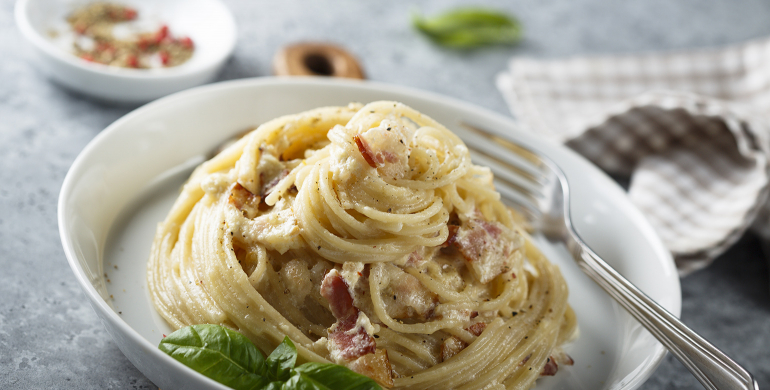 Pâtes à la carbonara