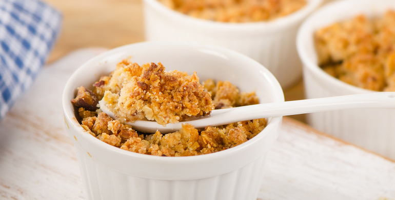 Crumble à l'ananas