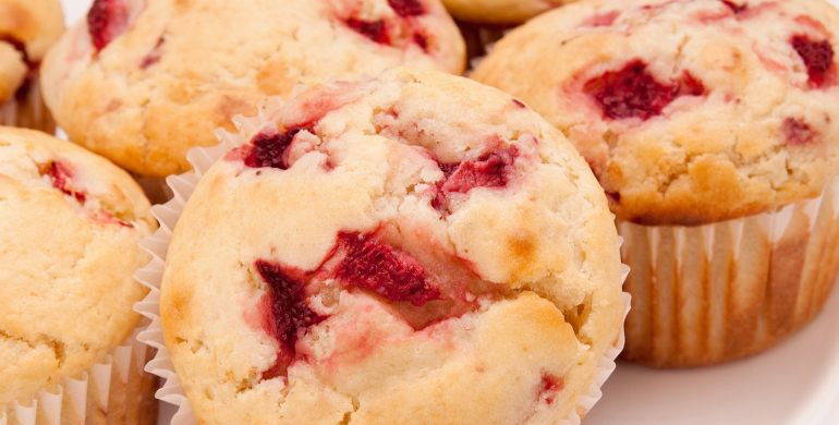 muffins fraises
