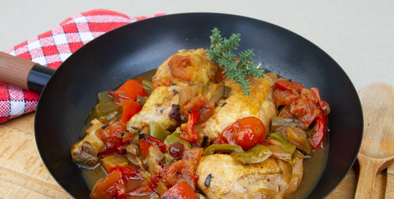 Poulet basquaise