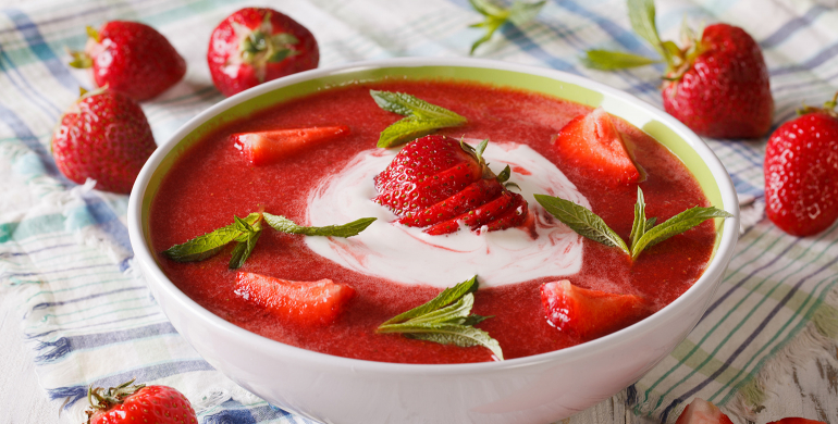 Soupe de Fraises