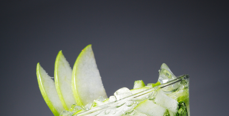 Cocktail Apple Mojito, Mojito à la pomme , Manzana