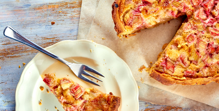 Tarte à la rhubarbe