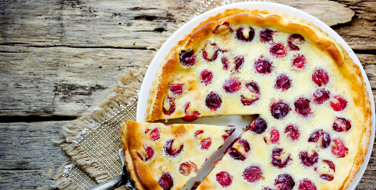 clafoutis cerises abricots