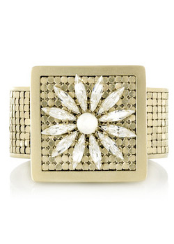 Crystal flower cuff Chloé