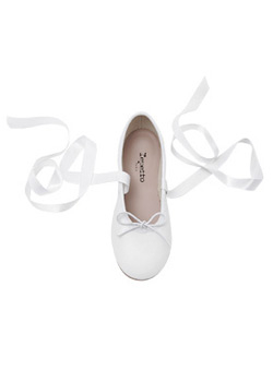 Ballerines blanches, Repetto