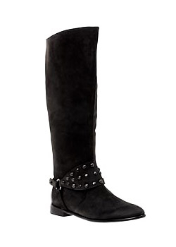 Bottes hautes en cuir noir, Asos