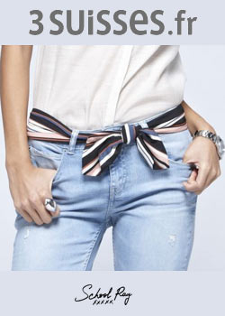 La " ceinture cravate " de chez School Rag