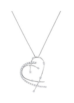 Collier " Coeur Zirconia " de chez Maty