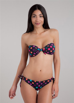 Maillot de bain tendance " Pois " de chez Cache-Cache