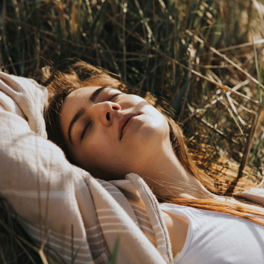 femme qui fait une sieste