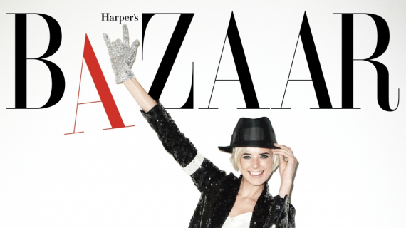 Agyness Deyn Michael Jackson Harper's Bazaar