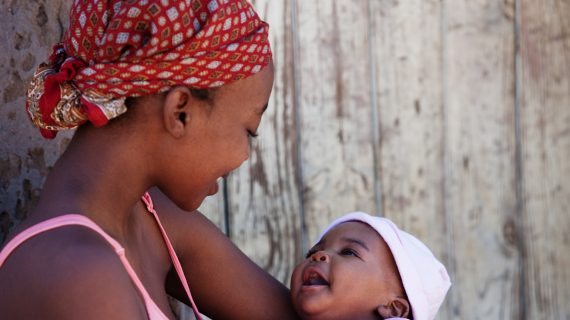 femme africaine enfant 