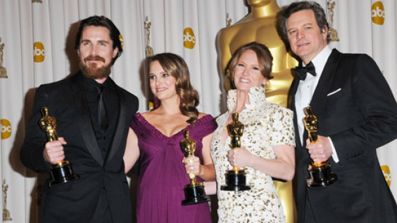 Christian Bale Natalie Portman Melissa Leo Colin Firth 83rd Annual Academy