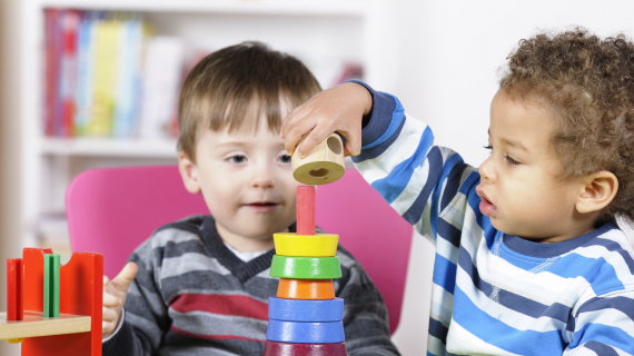 Enfants en crêche