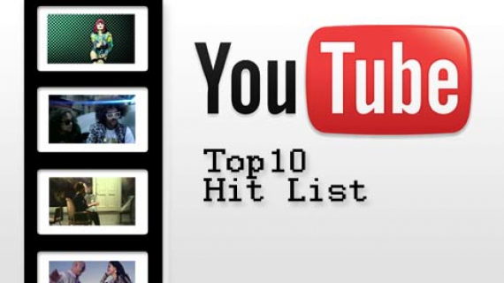 Top 10 : YouTube - Vidéo Clips 2012 - 13 Janvier