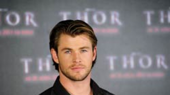 Chris Hemsworth , présentation du film Thor à Munich, Allemagne