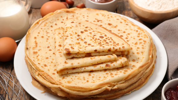 crepe au sucre, pate a crepe, recette crepes