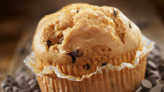 muffins aux pepites de chocolat