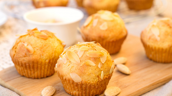 muffins aux amandes