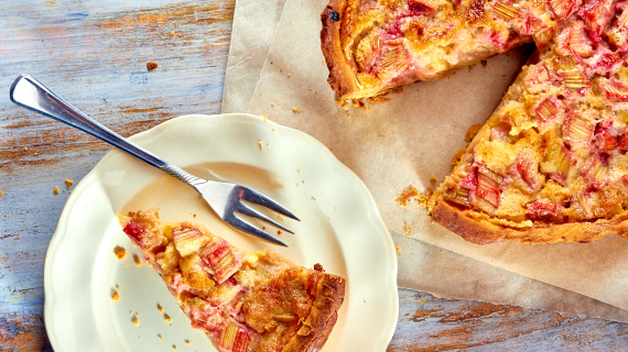 Tarte à la rhubarbe