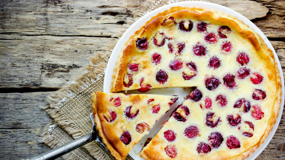 clafoutis cerises abricots