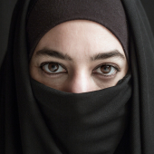 burqa visage de femme voilée