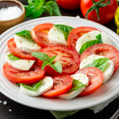 salade tomate mozarella basilic caprese