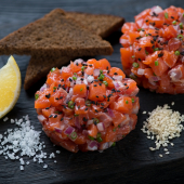 Tartare de saumon